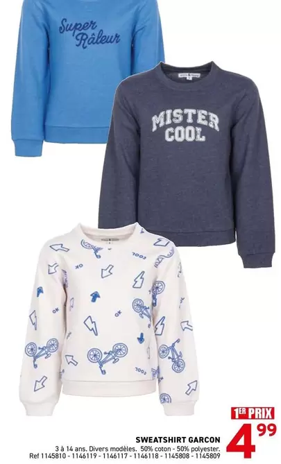 Ok - SWEATSHIRT GARCON