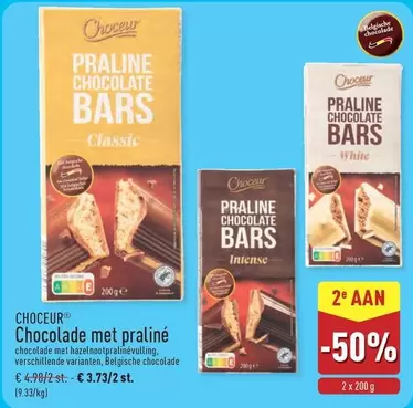 White - Chocolade met praliné