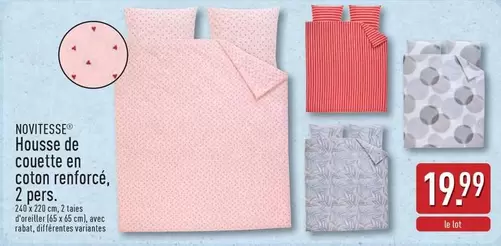 De - Housse de couette en coton renforcé, 2 pers.