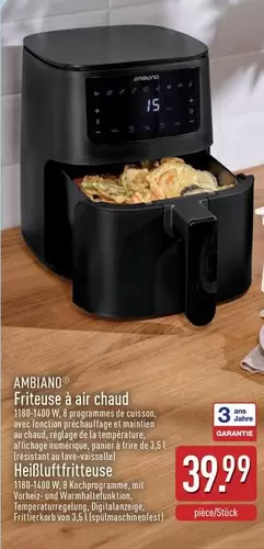 De - Friteuse à air chaud