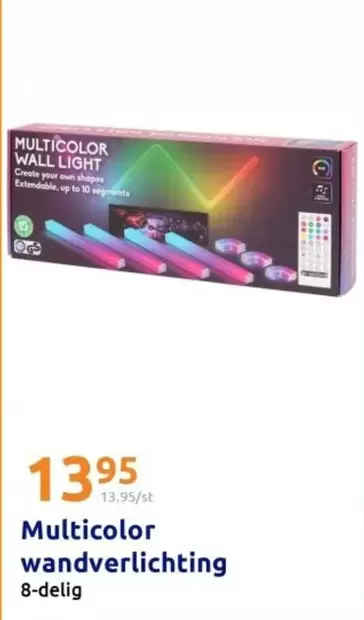Multicolor wandverlichting