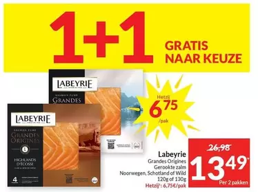 Grandes Origines Gerookte zalm