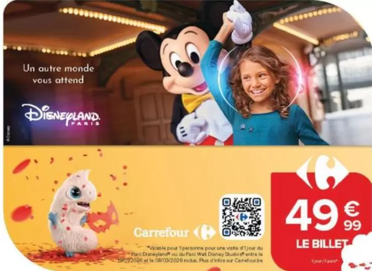 Disney - LE BILLET
