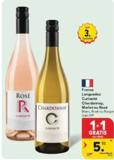 Chardonnay, Merlot ou Rosé