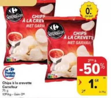 Chips à la crevette