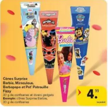 Barbie - Cônes Surprise