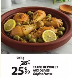 De - TAJINE DE POULET AUX OLIVES