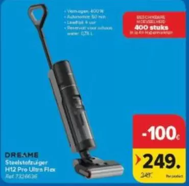 Steelstofzuiger H12 Pro Ultra Flex