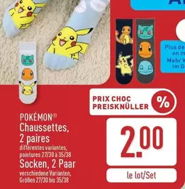 De - Chaussettes, 2 paires