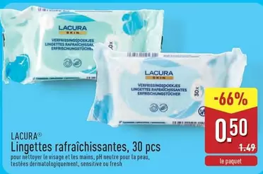 Lingettes rafraîchissantes, 30 pcs