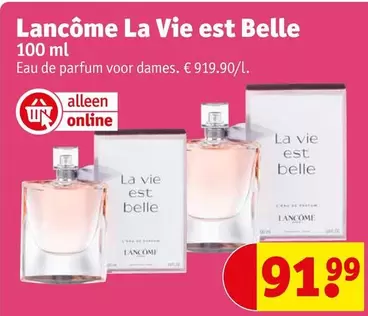 De - La Vie est Belle