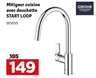 Mitigeur cuisine avec douchette START LOOP 055555