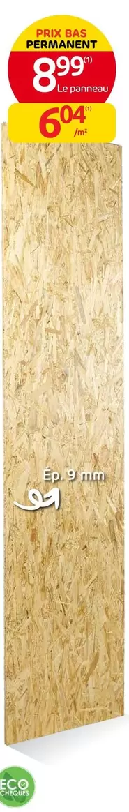 planche en aggloméré