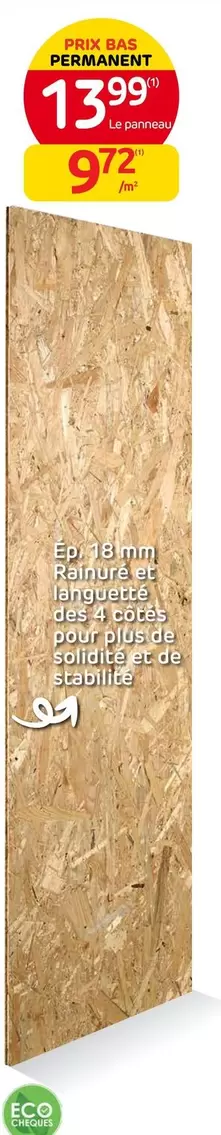 De - planche en aggloméré