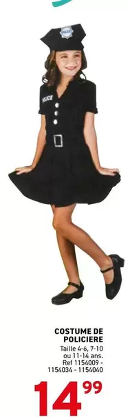 De - COSTUME DE POLICIERE