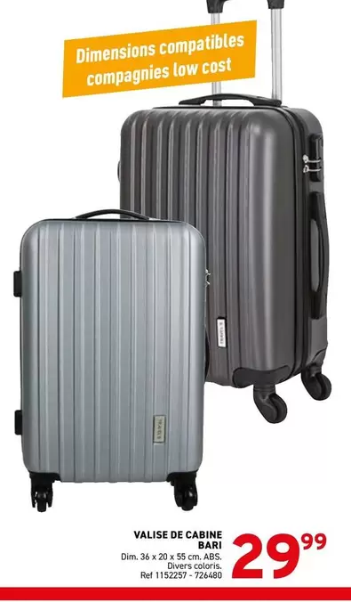 De - VALISE DE CABINE BARI