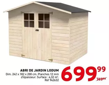 De - ABRI DE JARDIN LODUM