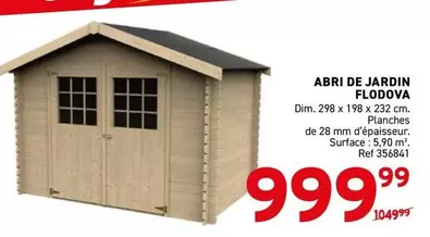 De - ABRI DE JARDIN FLODOVA