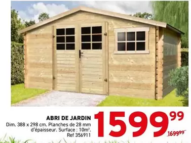 De - ABRI DE JARDIN