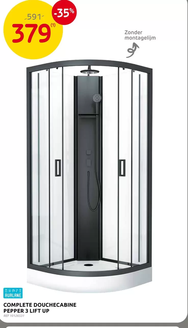 COMPLETE DOUCHECABINE PEPPER 3 LIFT UP