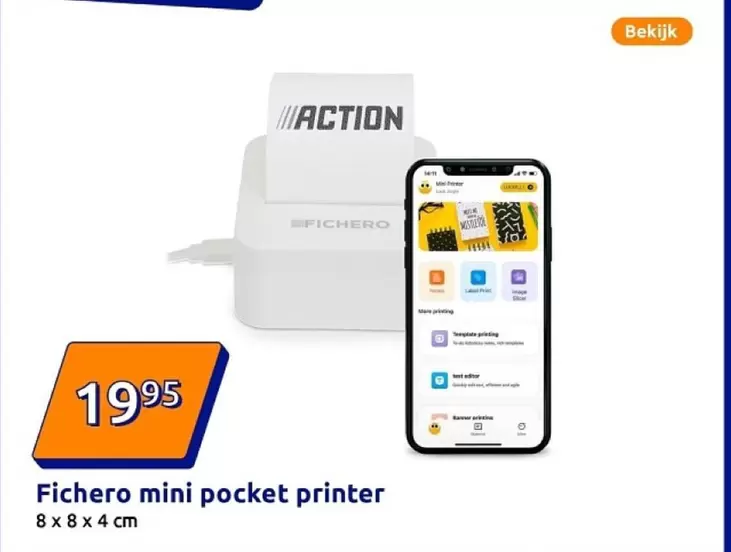 Fichero mini pocket printer