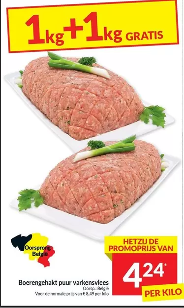 De - Boerengehakt puur varkensvlees