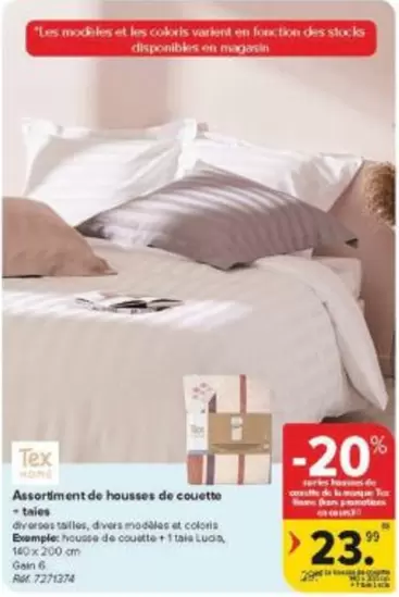 De - Assortiment de heusses de couette