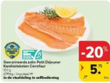 De - Gemarineerde zalm Petit Déjeuner