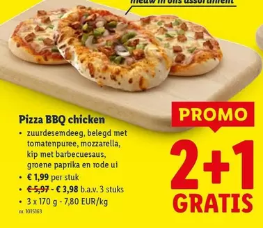 Bbq - Pizza BBQ chicken