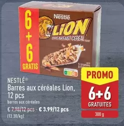 Lion - Barres aux céréales