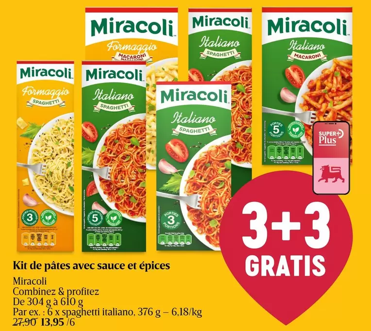 Macaron - Kit de pátes avec sauce et épices