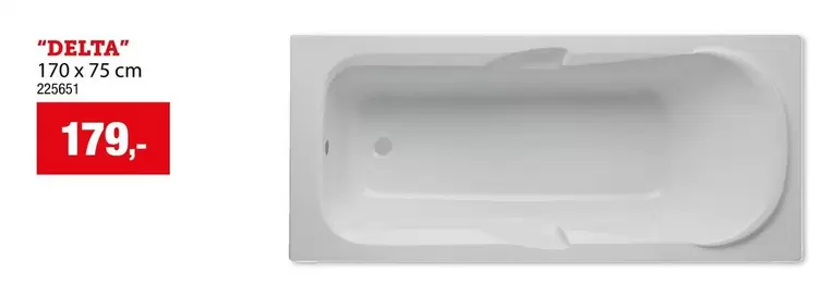 Delta - écran dea baignoire