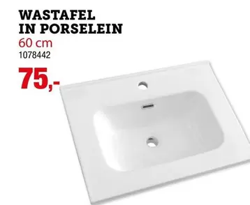 WASTAFEL IN PORSELEIN