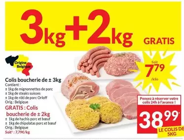 De - Colis boucherie