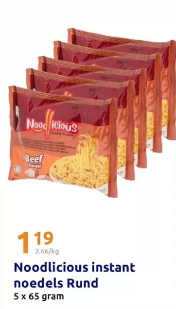 instant noedels Rund