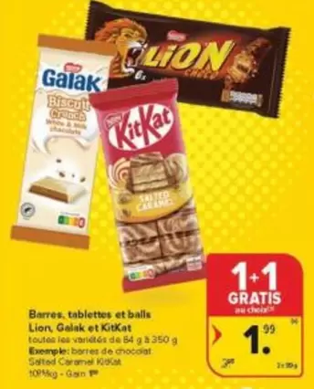 Lion - , Galak et KitKat