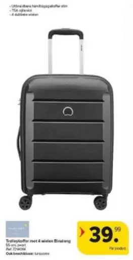 Trolleykoffer met 4 wielen Bleroang