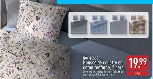 De - Housse de couette en coton renforcé, 2 pers.