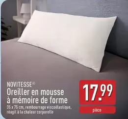 De - Oreiller en mousse à mémoire de forme