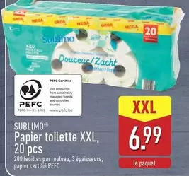 Mega - Papier toilette XXL, 20 pcs