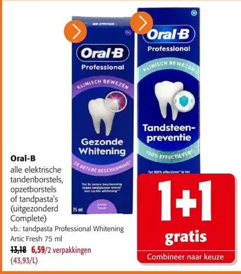 Be - alle elektrische tandenborstels, opzetborstels of tandpasta's