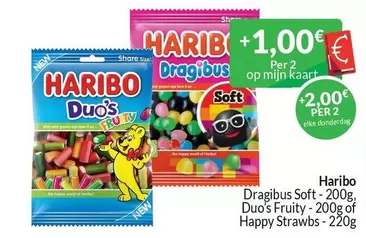 Dragibus Soft, Duo's Fruity or Happy Strawbs
