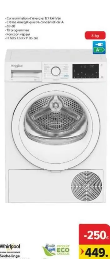 Whirlpool - sèche-linge