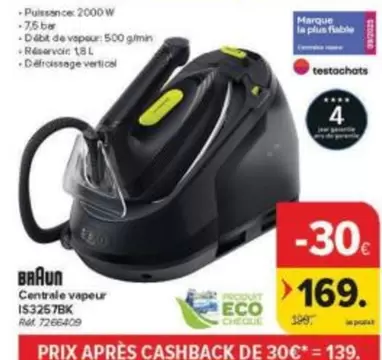 Be - Centrale vapeur IS3257BK