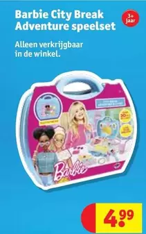 Barbie - City Break Adventure speelset
