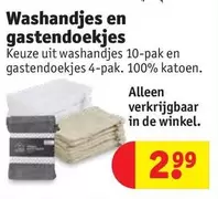 De - Washandjes en gastendoekjes