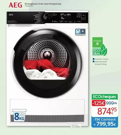 Droogkast met warmtepomp