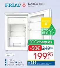 De - Tafelkoelkast KK1710