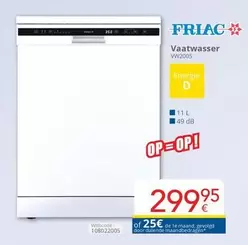 De - Vaatwasser W2005