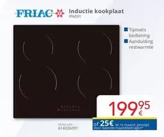De - Inductie kookplaat IP6091